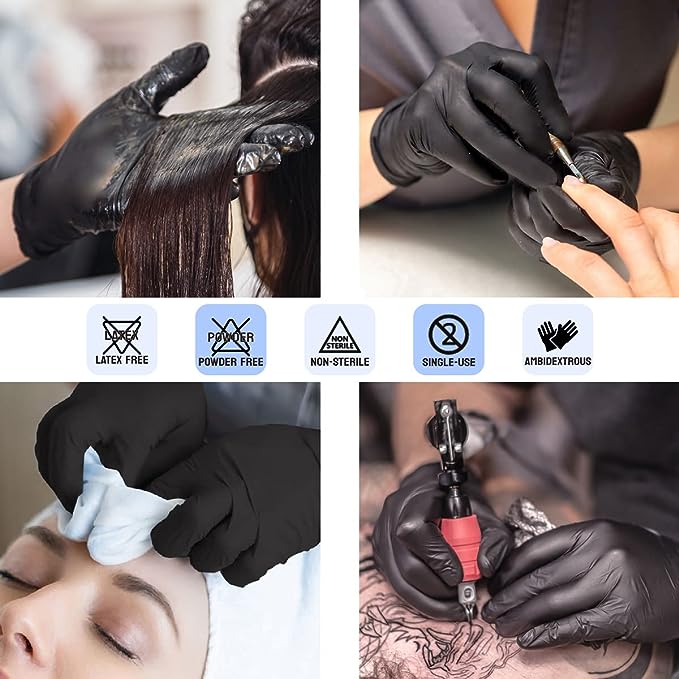 Black Nitro-V Gloves (Industrial)