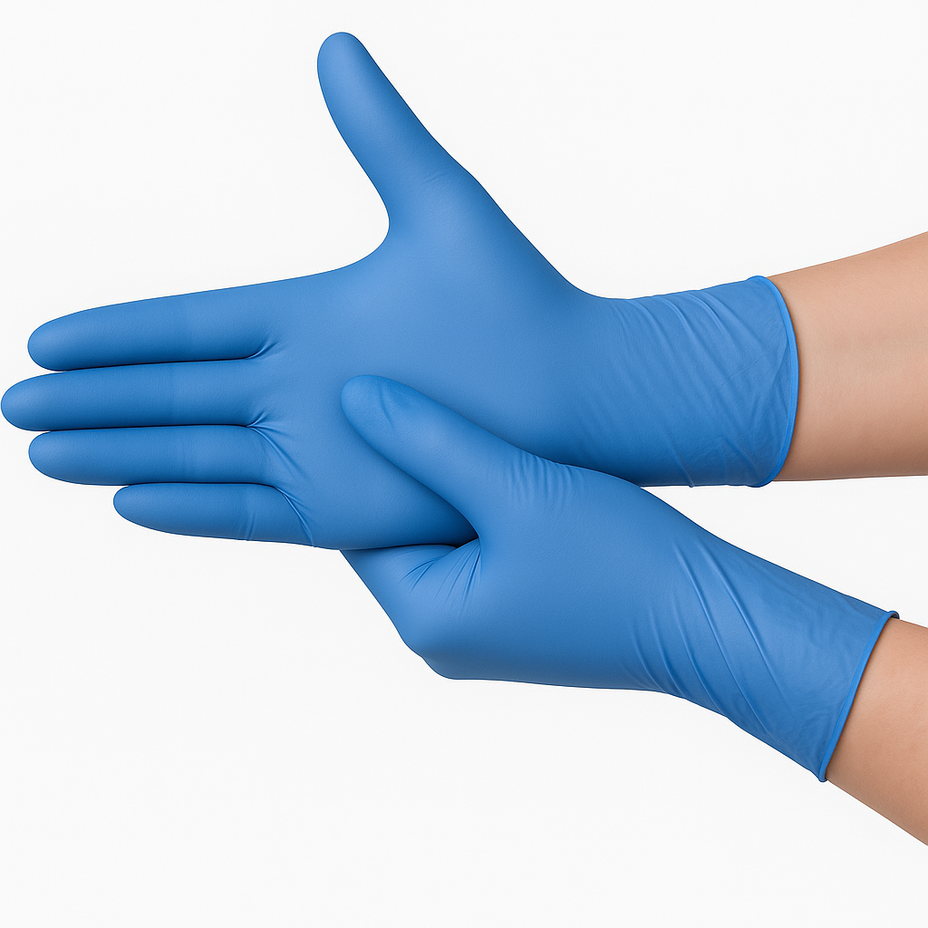 Heavy Duty Blue Nitrile Gloves (Medical)