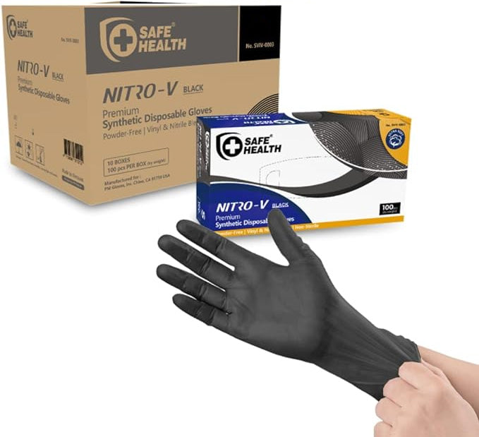 Black Nitro-V Gloves (Industrial)