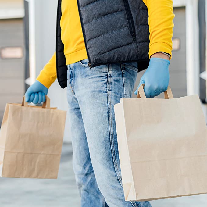 use can someone is using our gloves in delivery services