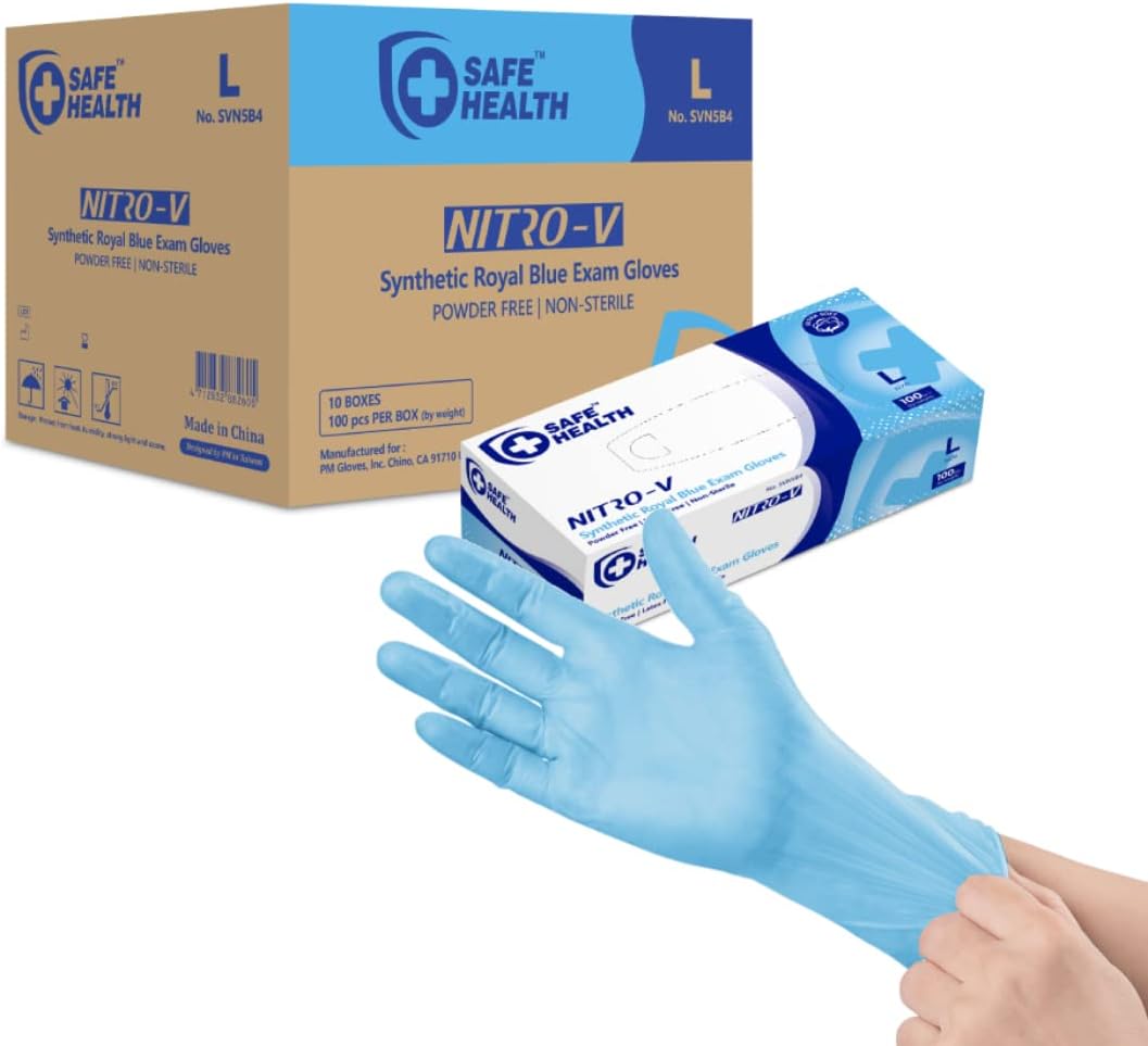 Blue Nitro-V Gloves (Medical)