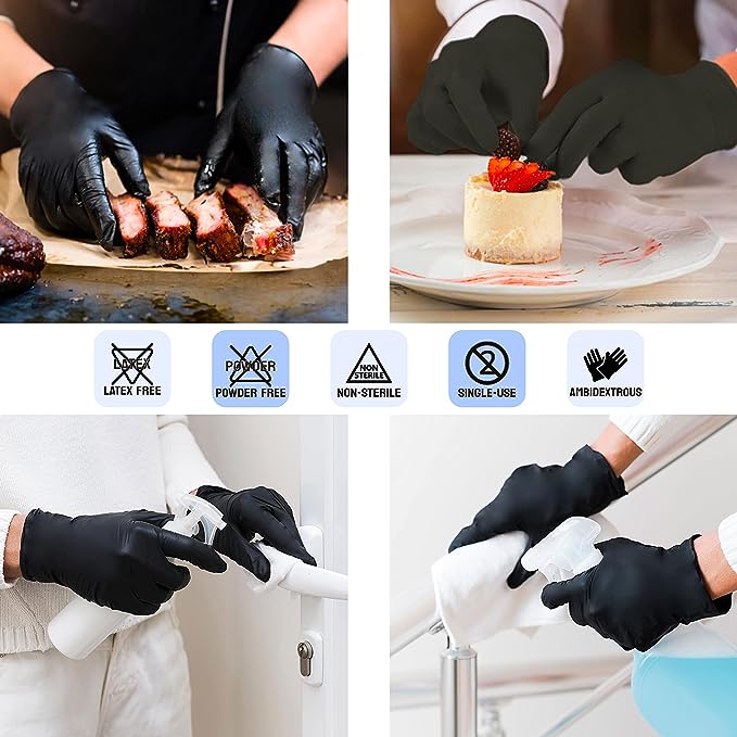 Black Nitro-V Gloves (Industrial)