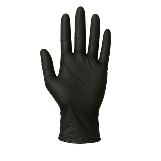 Black Heavy Duty Nitrile Gloves (Medical)