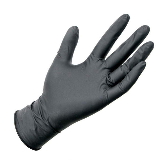 Black Nitrile Gloves (Industrial) Image