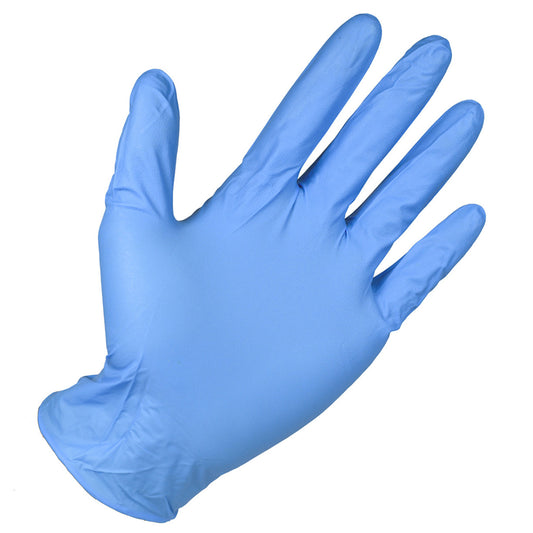 Blue Nitrile Gloves (Industrial) Picture