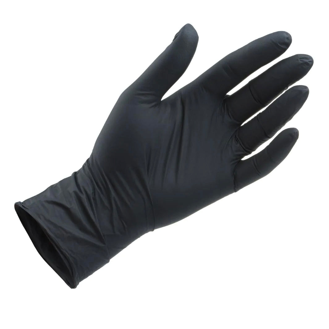 Black Nitrile Gloves (Industrial) Image