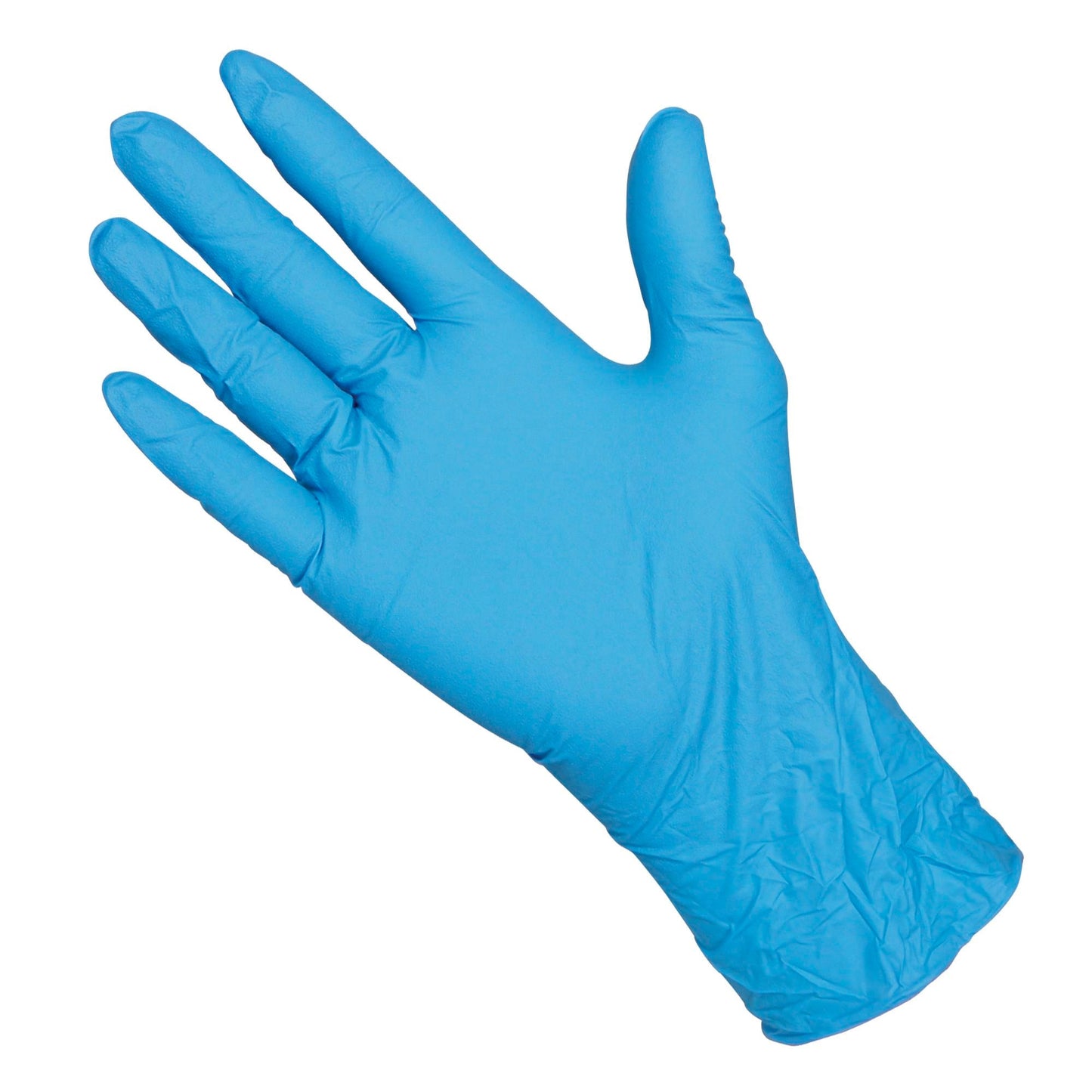 Blue Nitrile Gloves (Medical) Product Image in another angle